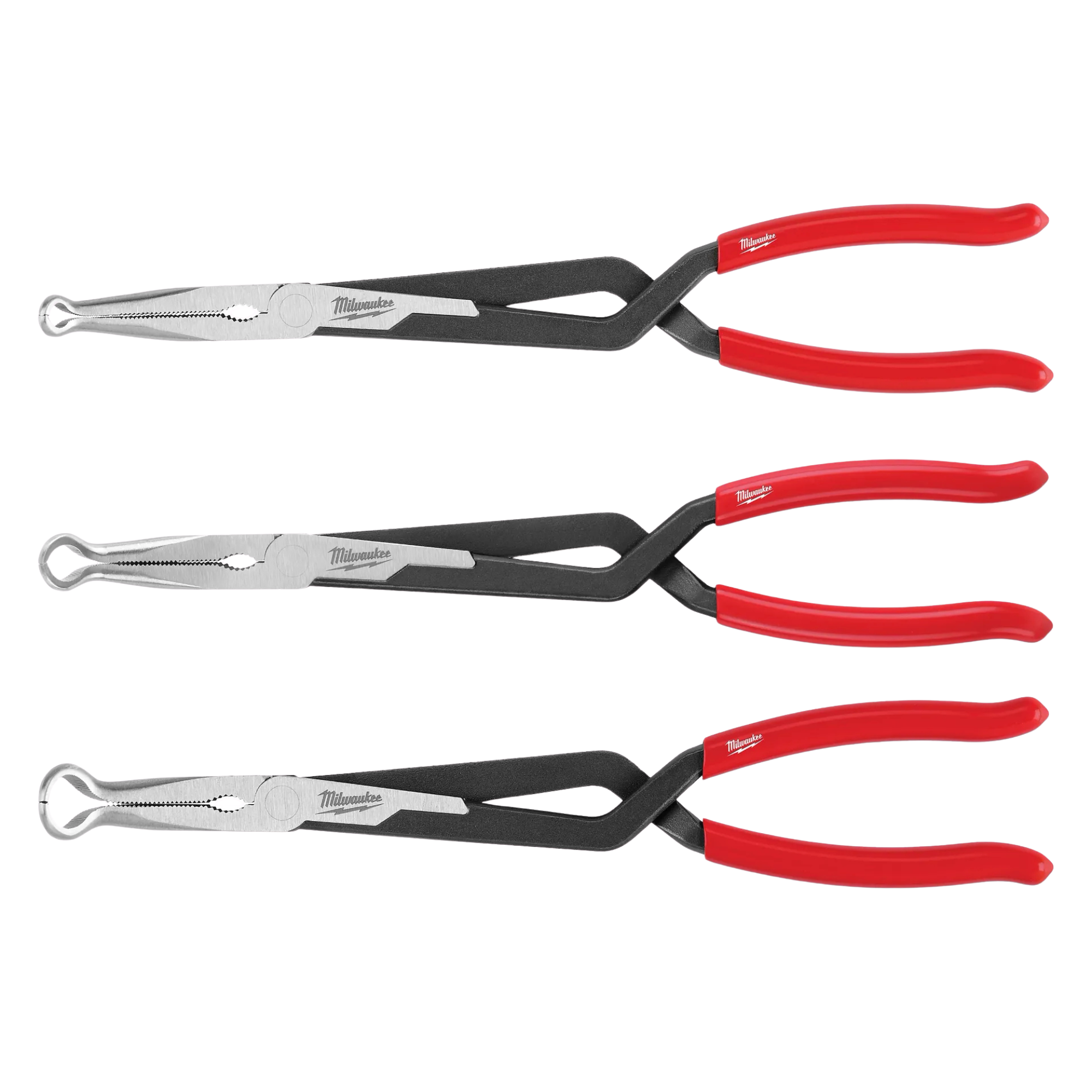 Milwaukee 3PC Long Reach Hose Grip Pliers Set from Columbia Safety